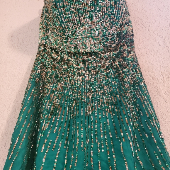 SHERRI HILL high low prom dress - Picture 1 of 8